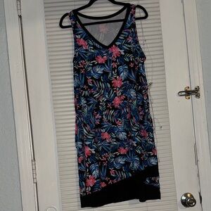 Reel Legend SPF Floral Sleeveless Dress cooling dress size large